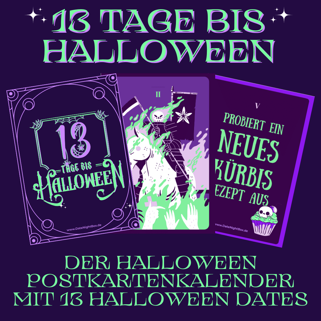 Halloween Countdown Postkartenkalender