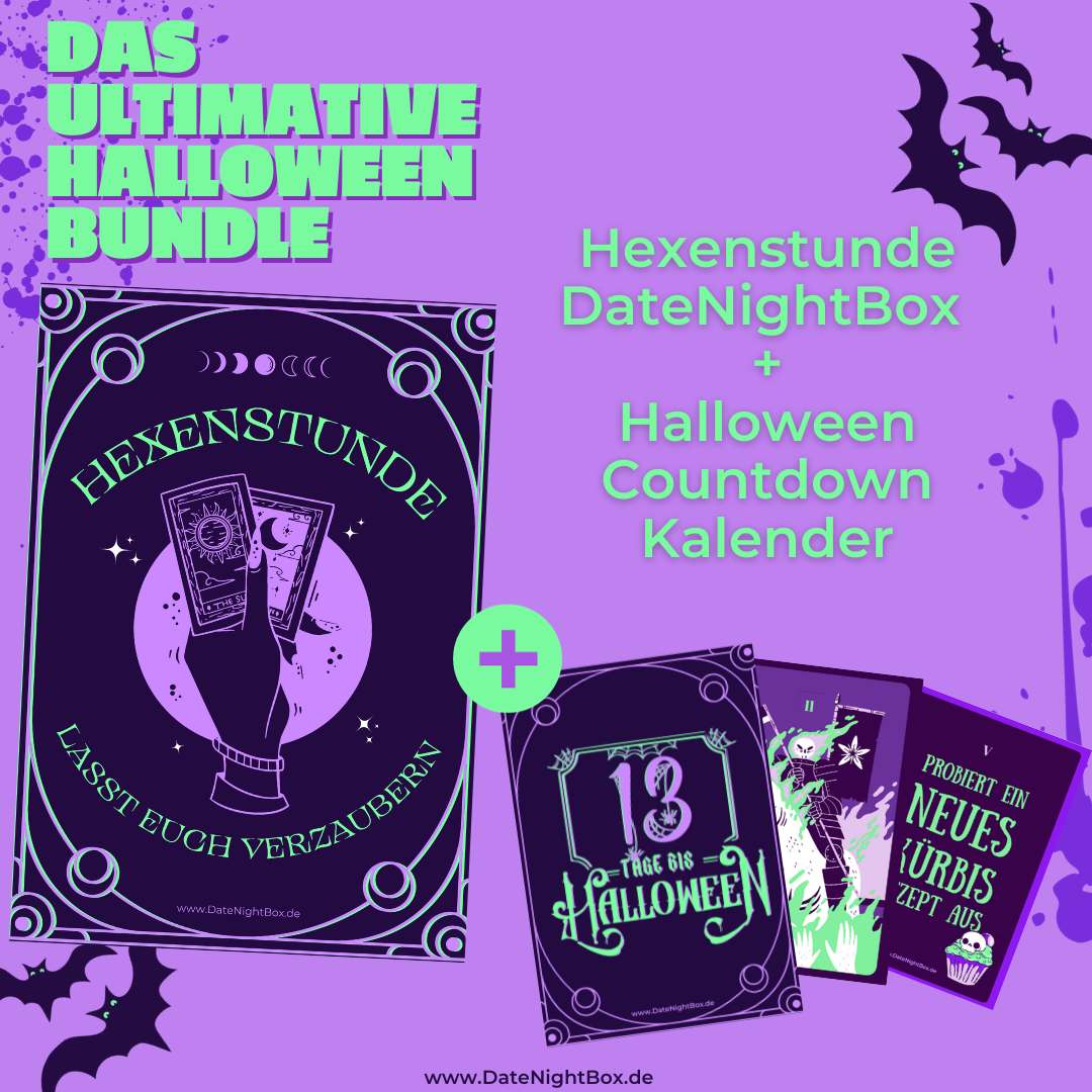 Das perfekte Halloween Bundle - die Hexenstunde DateNightBox und der Halloween Countdownkalender