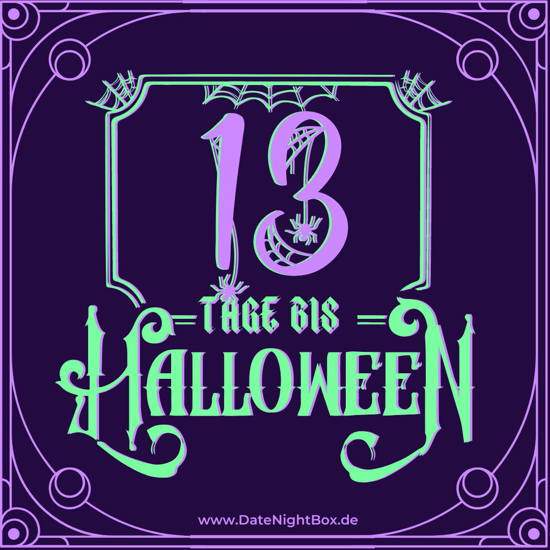 Halloween Countdown Postkartenkalender